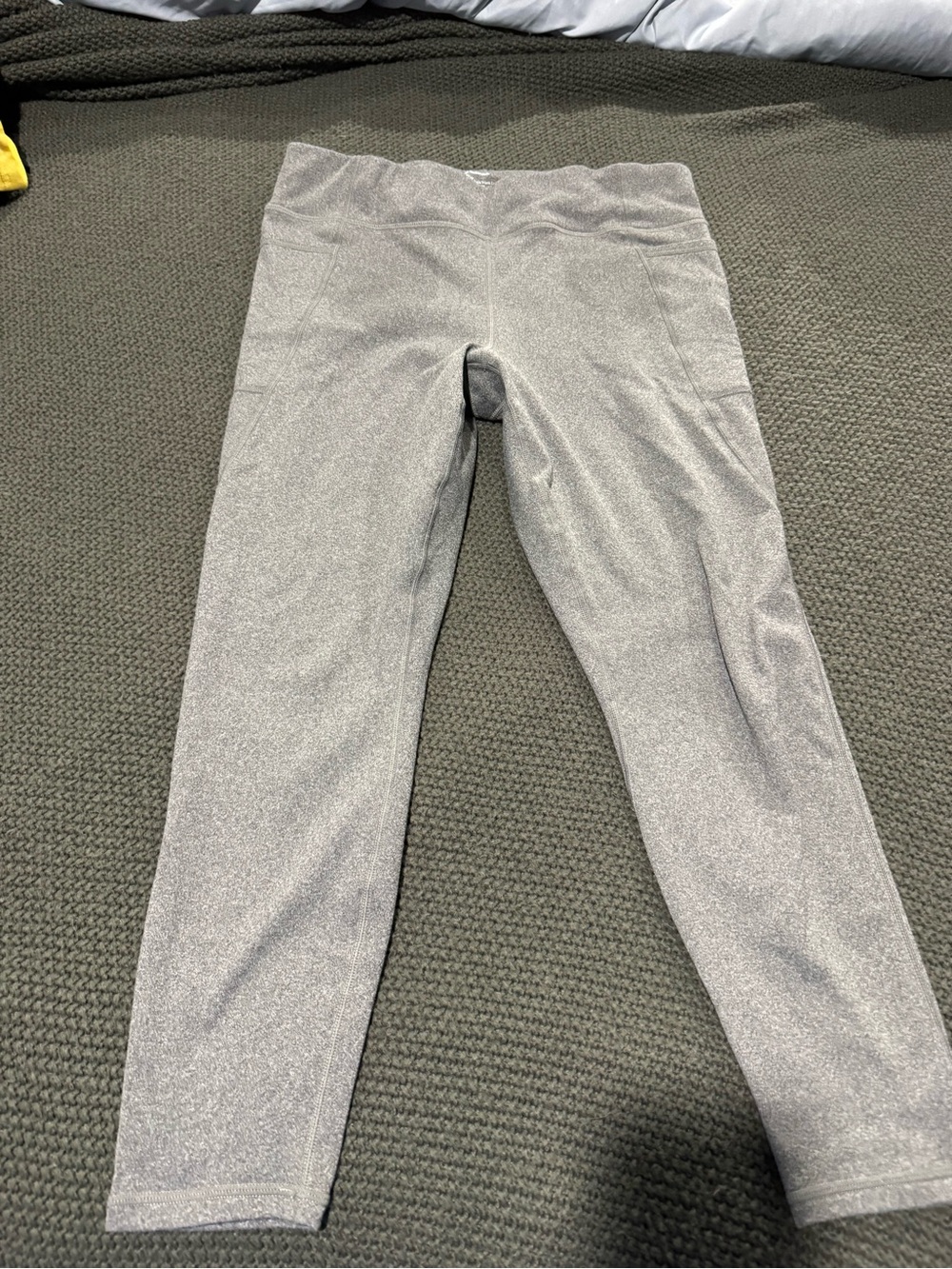 Gray Active Thermal Leggings